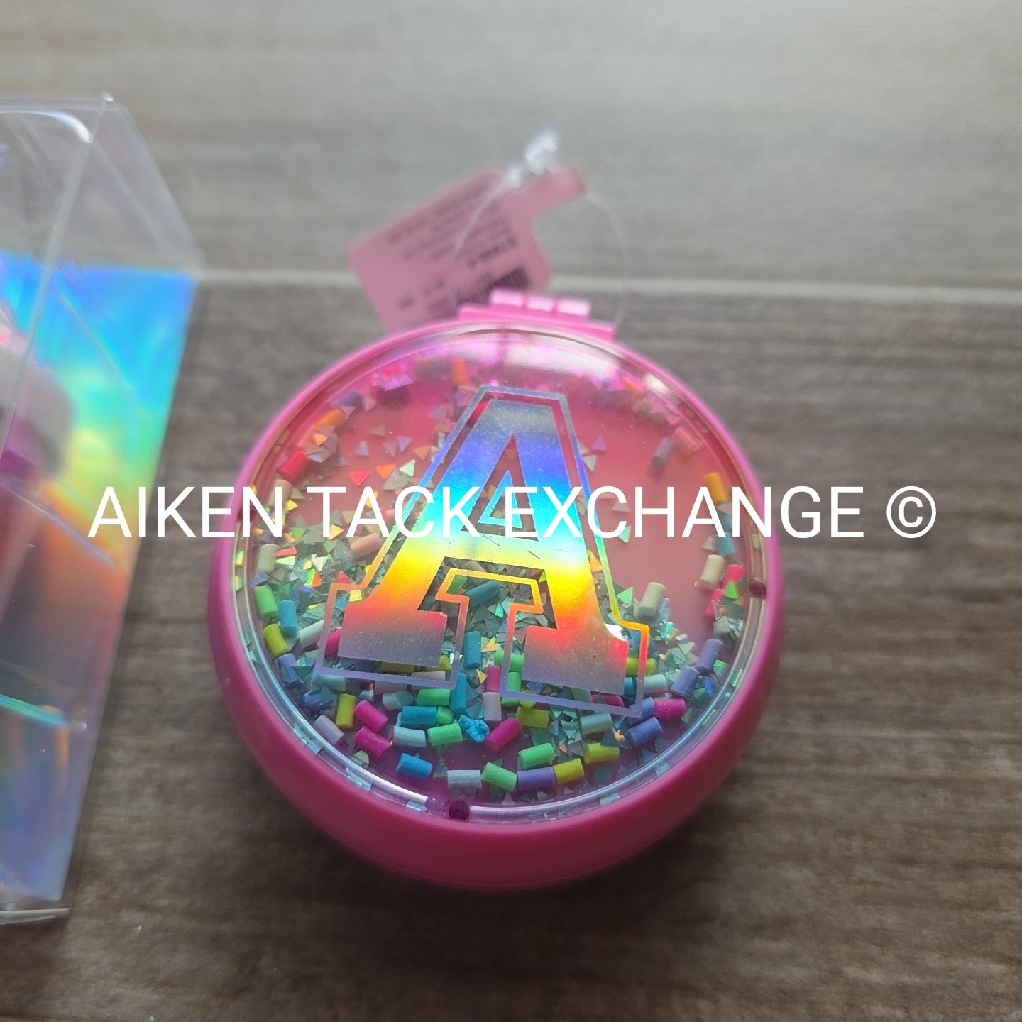 Claire's Lip Balm & Brush Set - Letter A