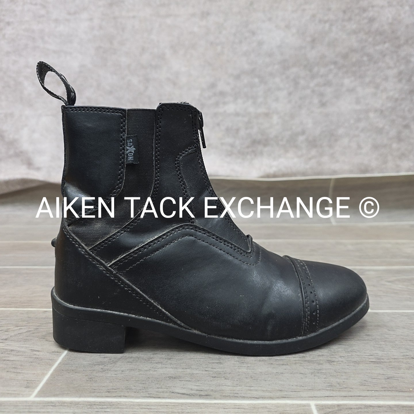 Saxon Syntovia Zip Paddock Boots, Size 5
