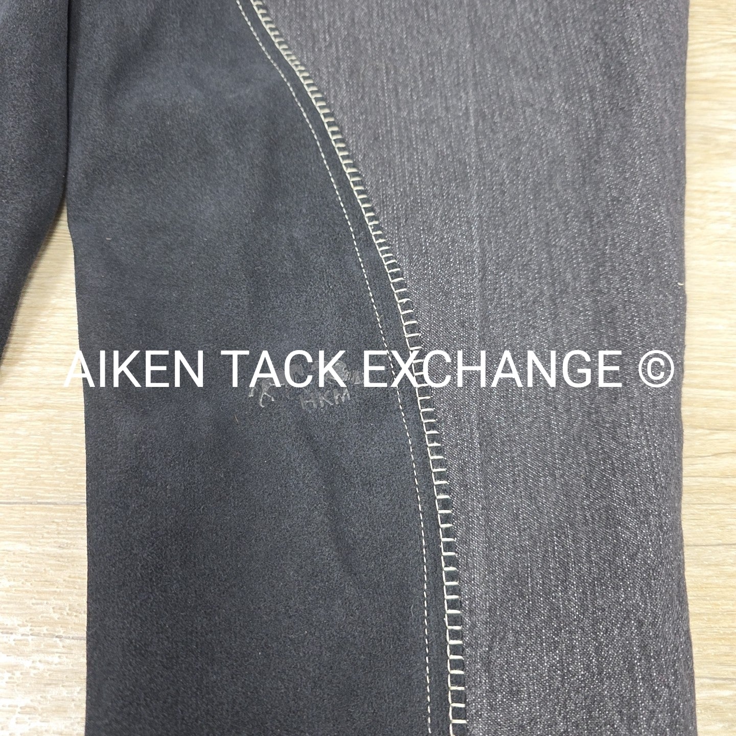 HKM Full Seat Denim Breeches, Size 38