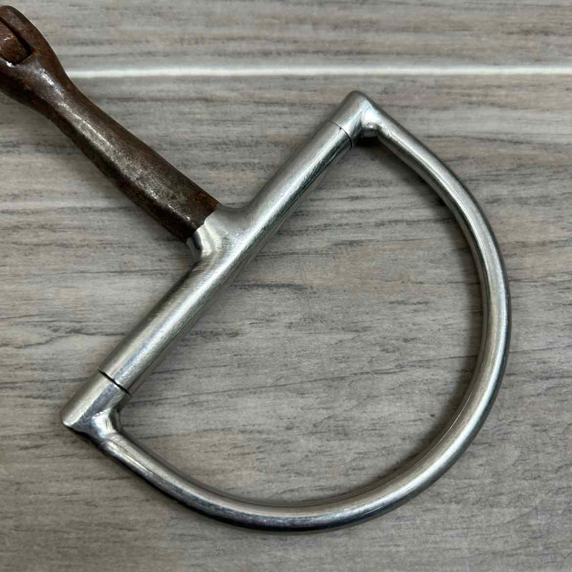 Jay Shuttleworth Hinged Sweet Iron D Ring Bit 5.25"