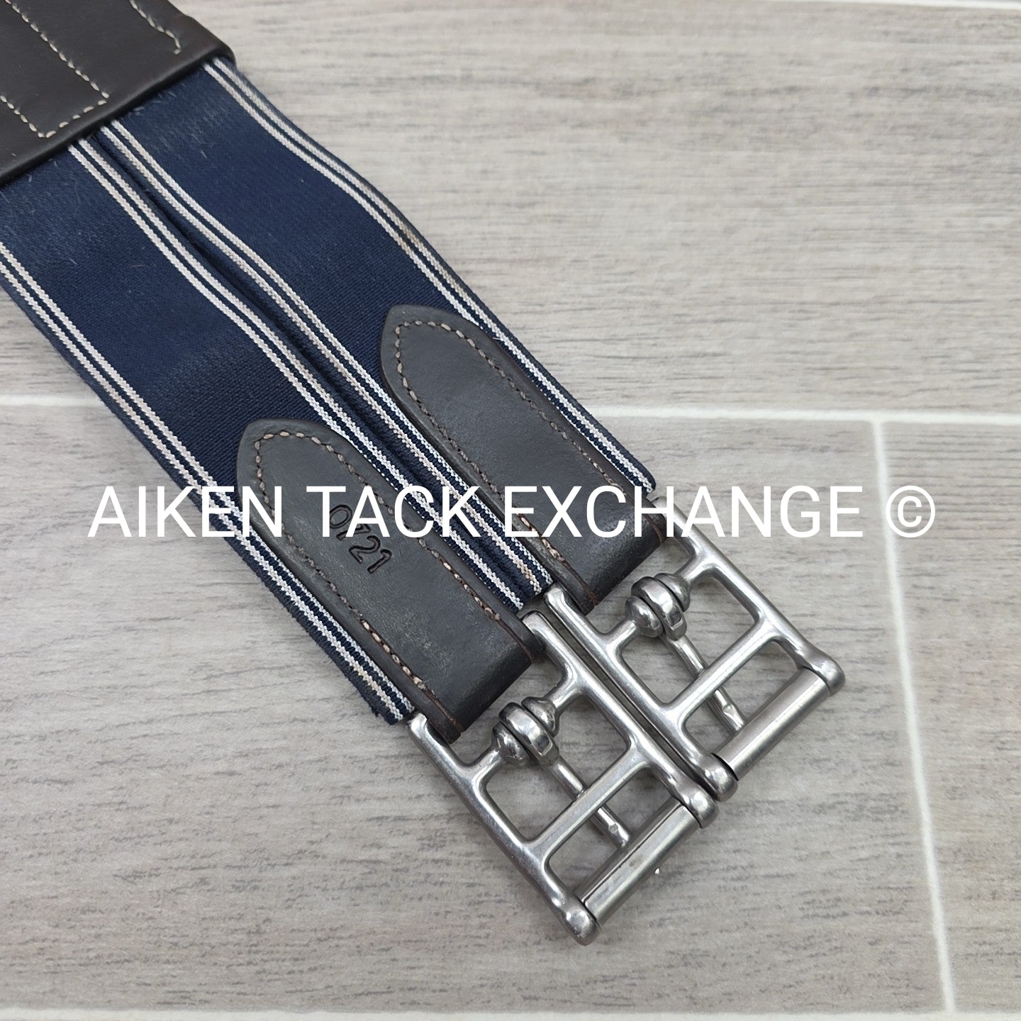 Dover Saddlery Fancy Stitched Girth, Brown, 44"