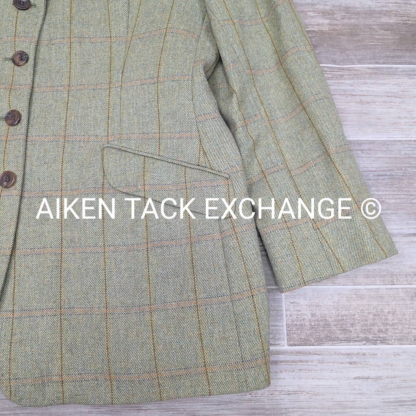 Horse Country Tweed Coat for Fox Hunting, Size 20