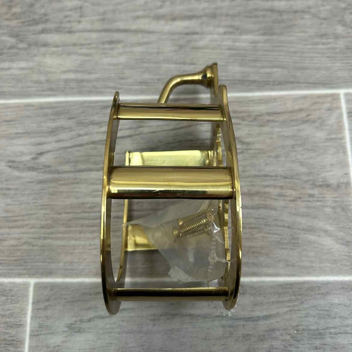 Brass Double Horseshoe Bridle Rack
