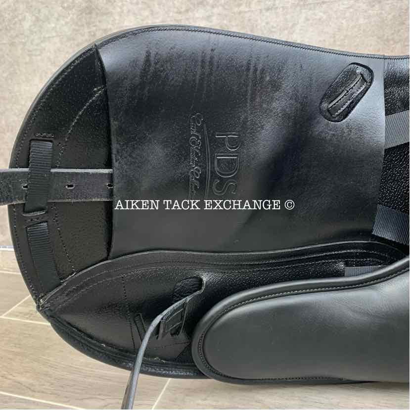 2019 PDS Carl Hester Integro II Monoflap Dressage Saddle, 18" Seat, Adjustable Tree - Changeable Gullet, Wool Flocked Panels