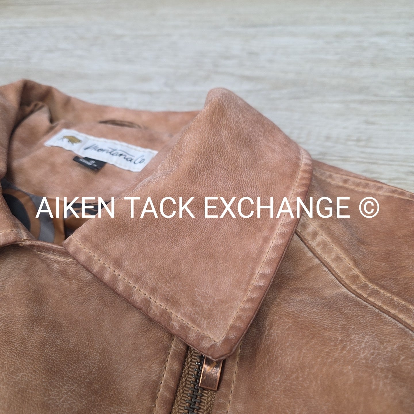 Montana Co. Faux Leather Jacket, Size Small