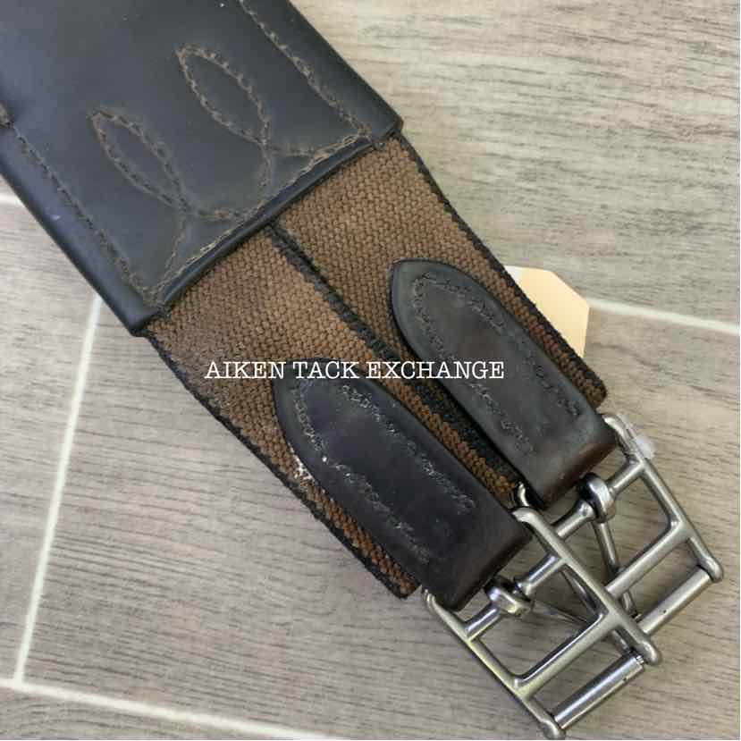 Albion AP / Jump Shaped Padded Leather Girth, Brown, 56"