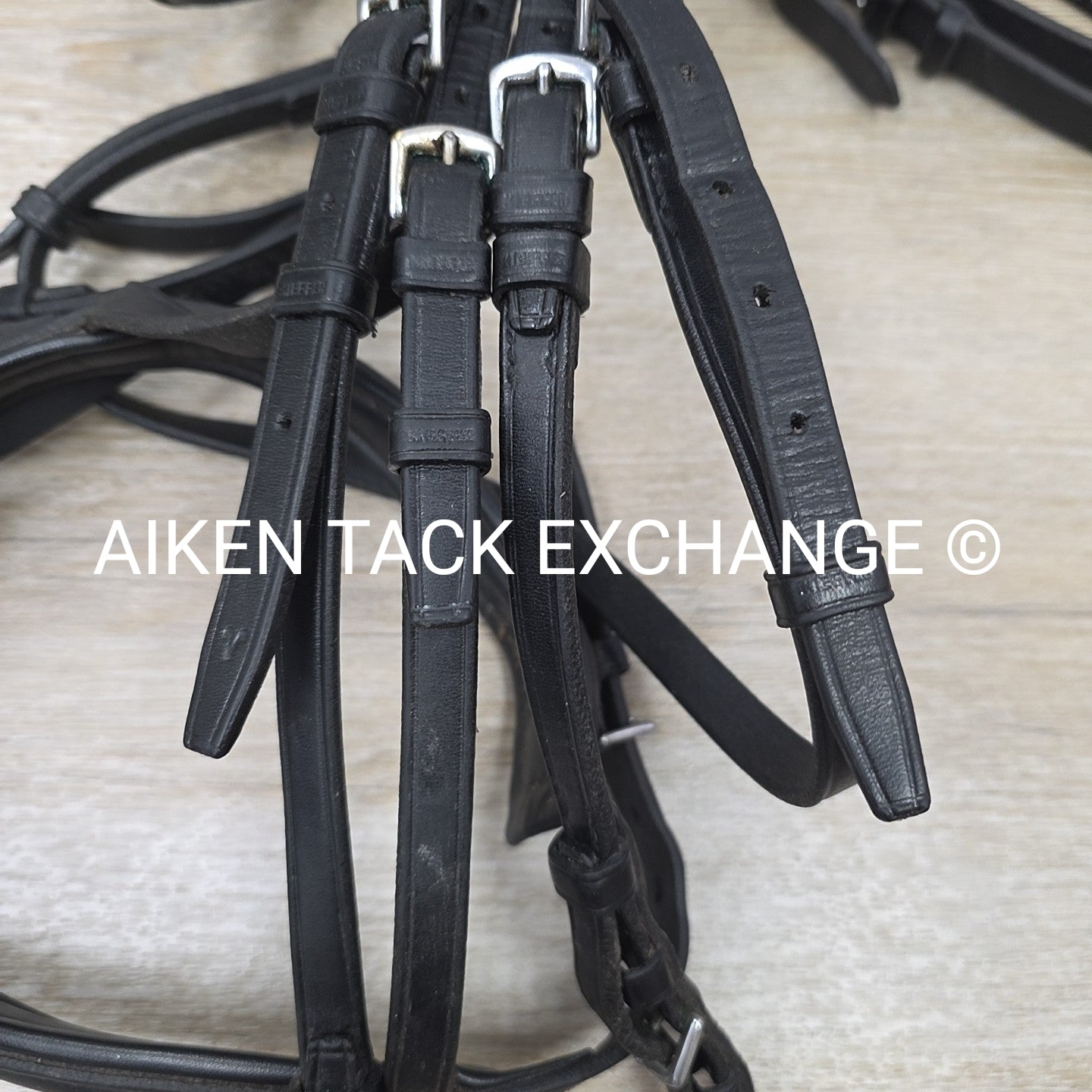 BARGAIN BUNDLE: Kieffer Weymouth Double Bridle with KL Select Rubber Reins & Stu