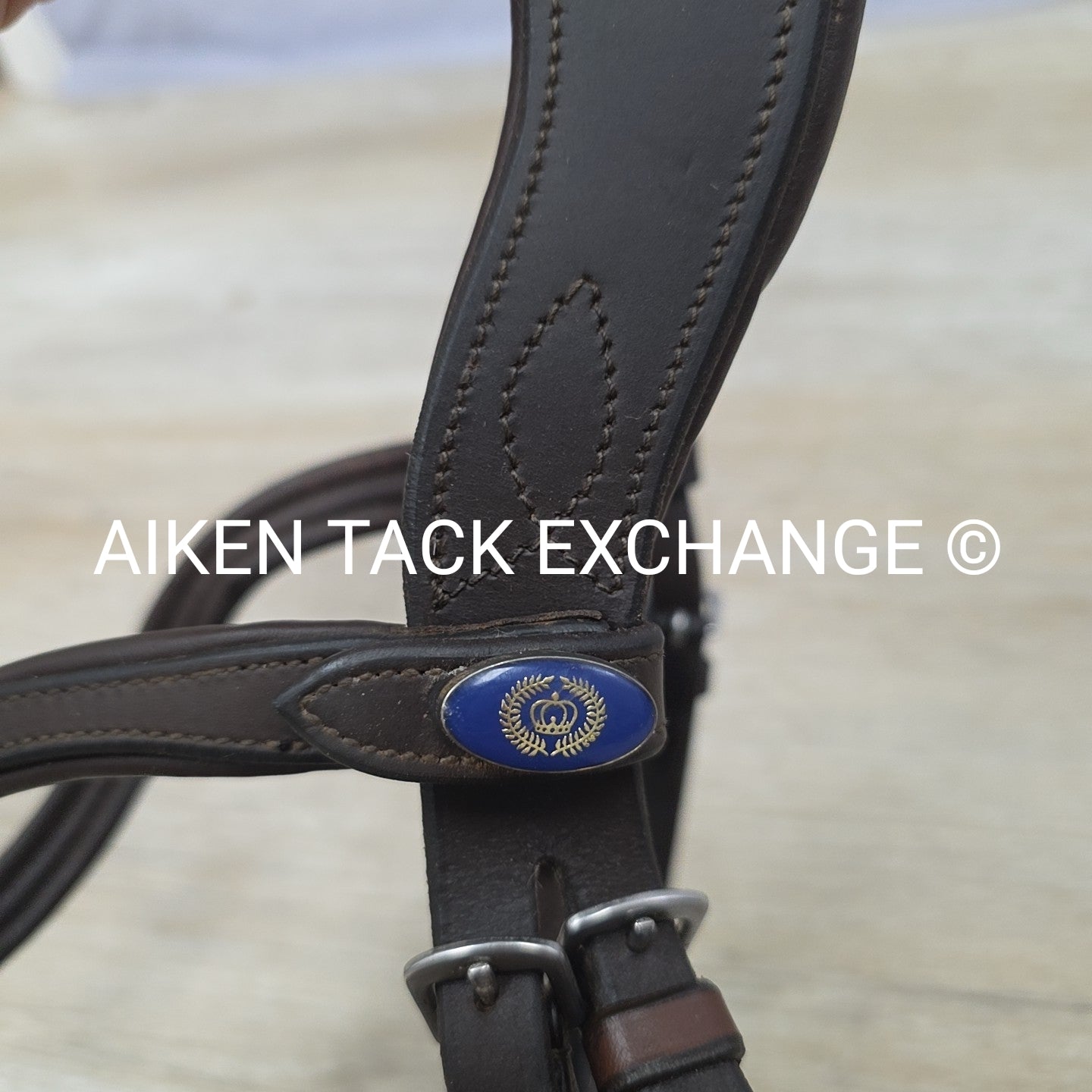 PS of Sweden Jump Off Anatomic Bridle, No Reins, Brown, Size Full