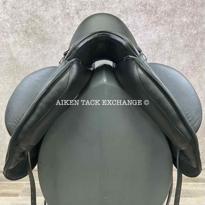 2023 Envy by Custom Saddlery Motion Monoflap Dressage Saddle, 17.5" Seat, Adjustable Tree, Wool Flocked Panels