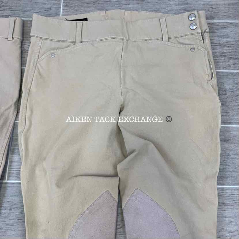 BARGAIN BUNDLE: 2 Pair Ariat Heritage Knee Patch Breeches, Size 30 R