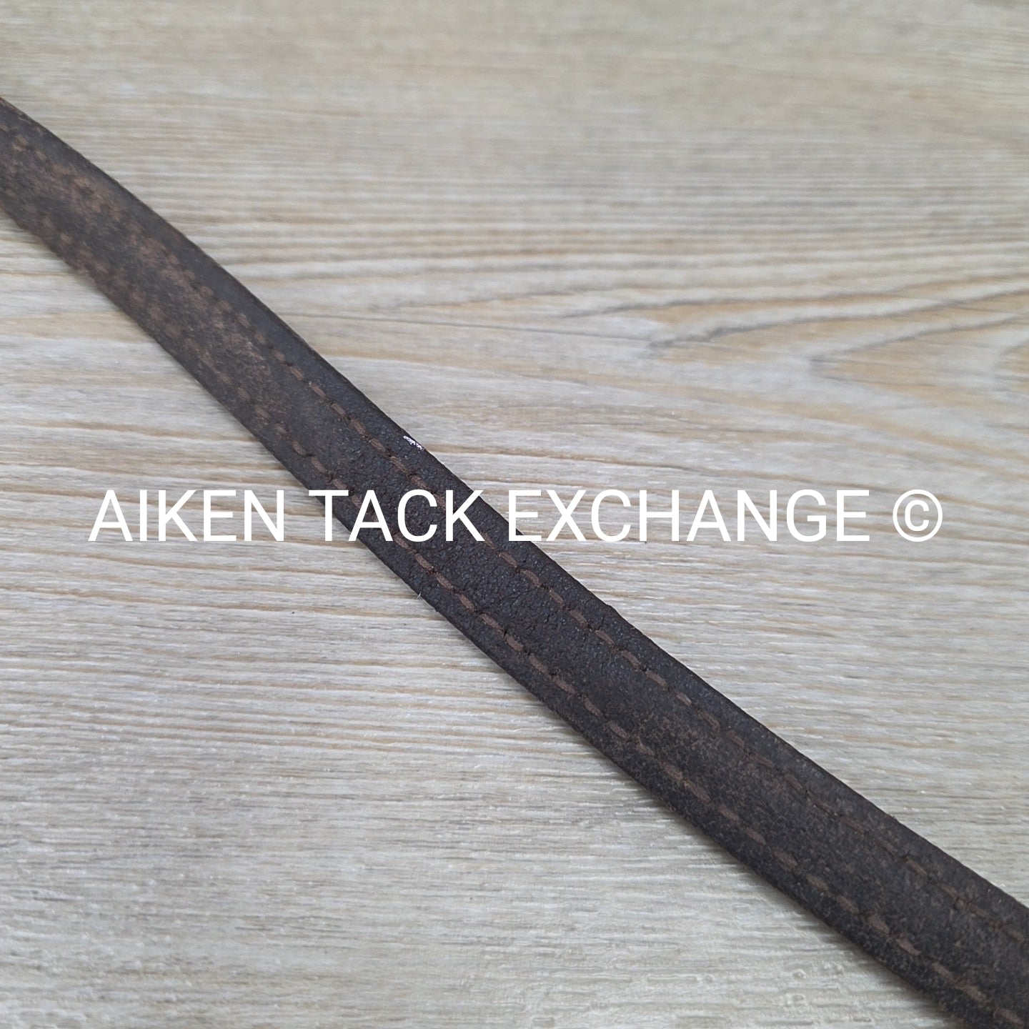 Courbette Plain Raised Browband, Brown, 15"