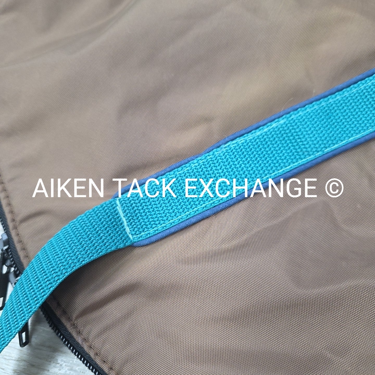 Fleece Lined Saddle Cover Carry Bag, Missing Strap & Has Custom Embroidery