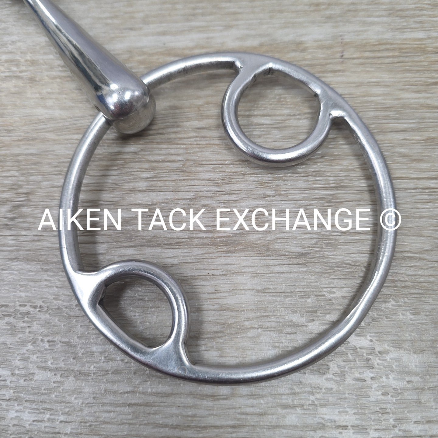 Single Joint Large Ring Beval Loop Gag Bit 5.5"