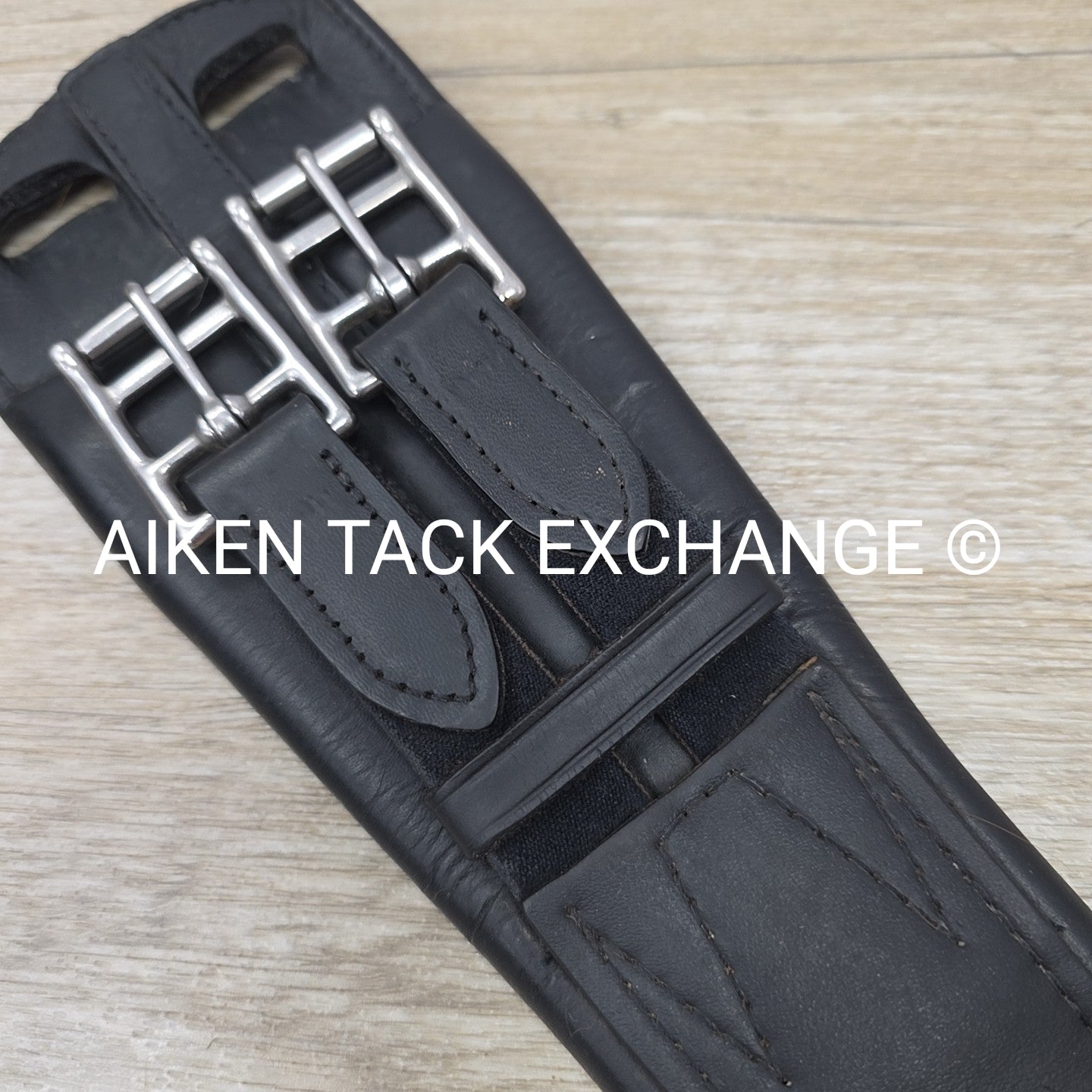 Trilogy Padded Leather Contour Girth, Black, 26"
