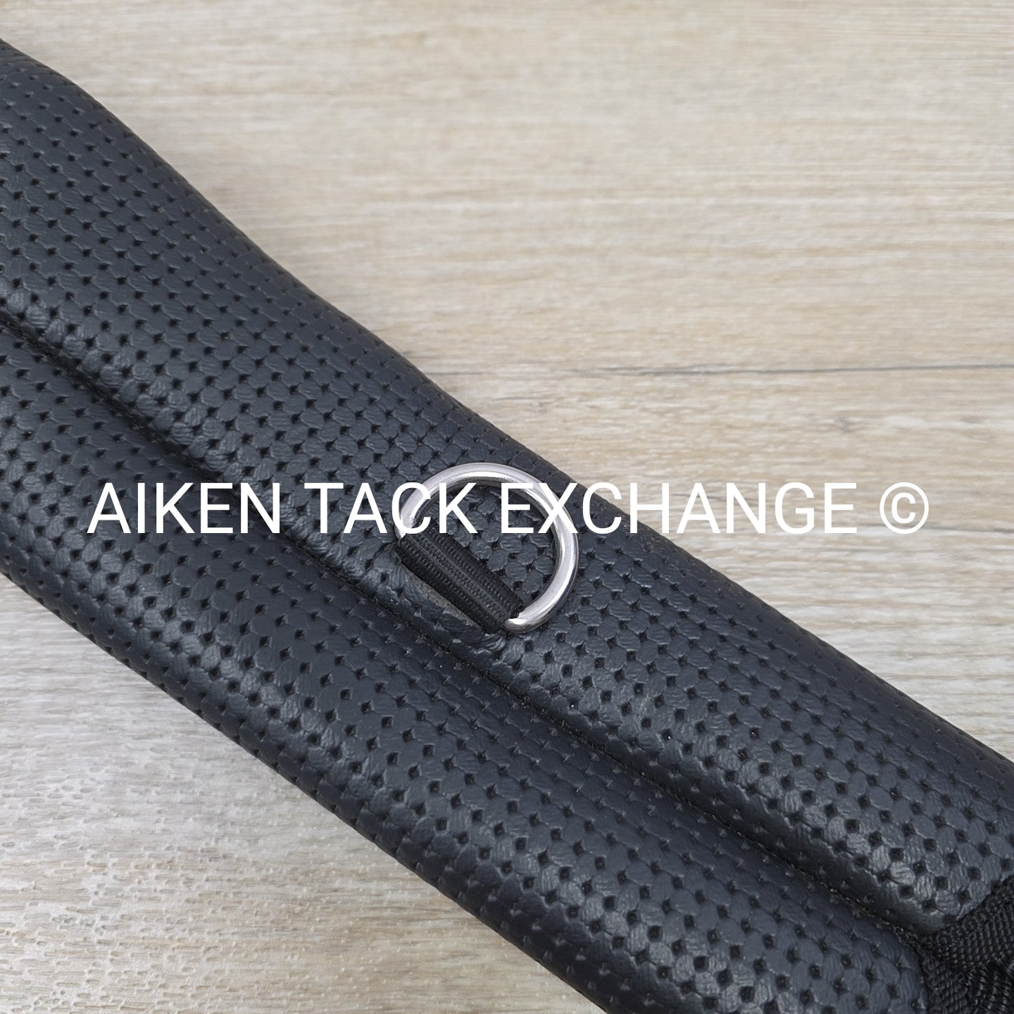 Synthetic Girth with Elastic at One End, Black, 48"