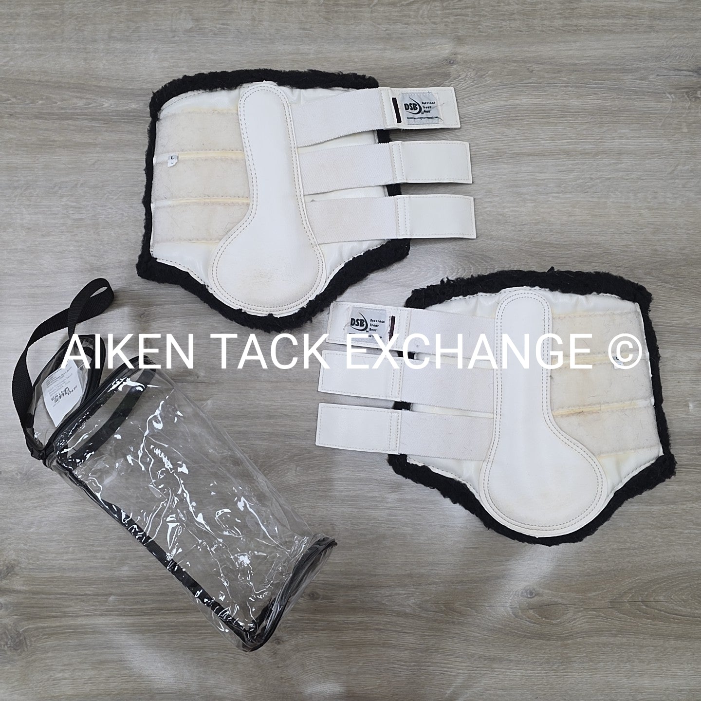 DSB Dressage Sport Boots Original, White/Black, Size Large
