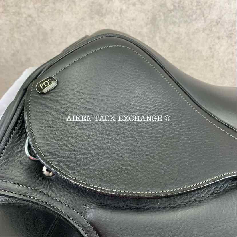 2019 PDS Carl Hester Integro II Monoflap Dressage Saddle, 18" Seat, Adjustable Tree - Changeable Gullet, Wool Flocked Panels