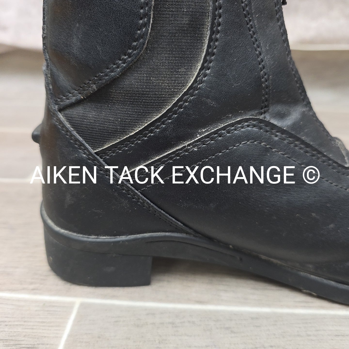Saxon Syntovia Zip Paddock Boots, Size 5