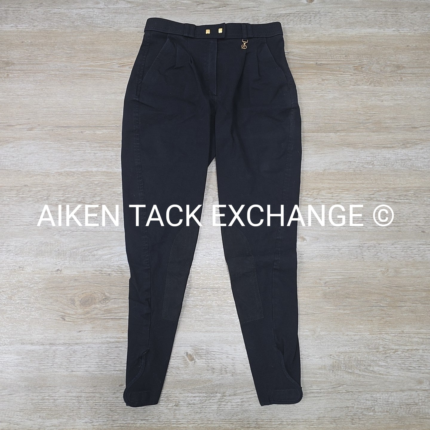 Golden Dress Knee Patch Breeches, Size 26 L