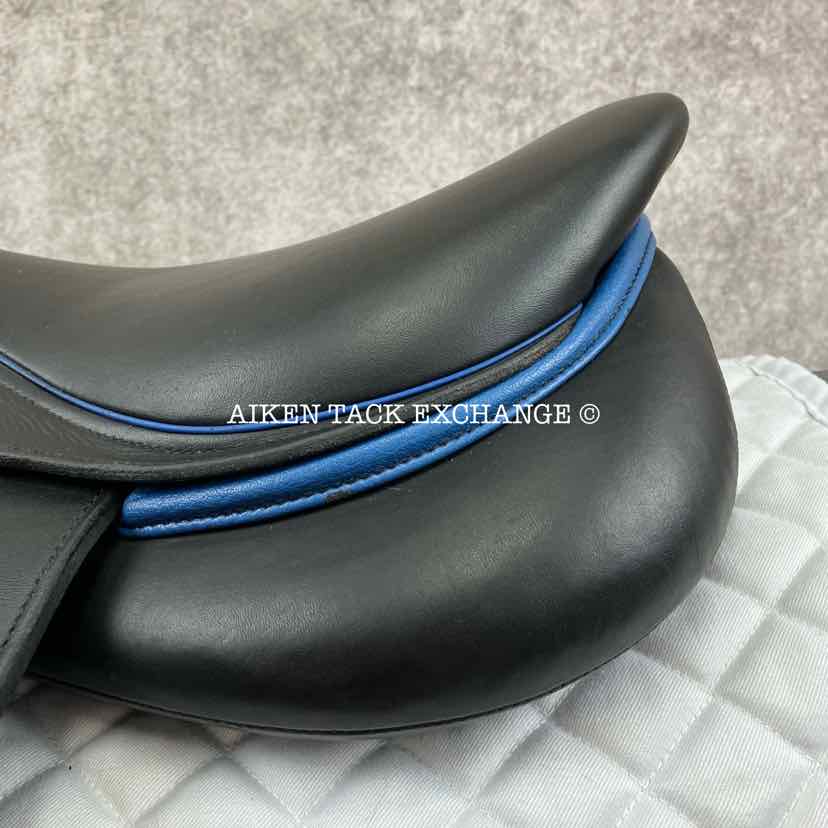 2017 Devoucoux Chiberta S Monoflap Jump Saddle, 16.5" Seat, 0A Flap, Medium Wide Tree, D3D Panels, Full Buffalo Leather