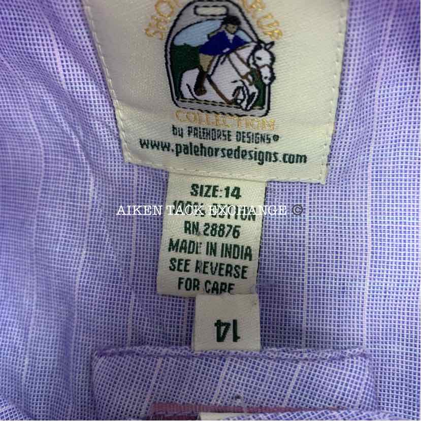Palehorse Children's Show Shirt, Size 14