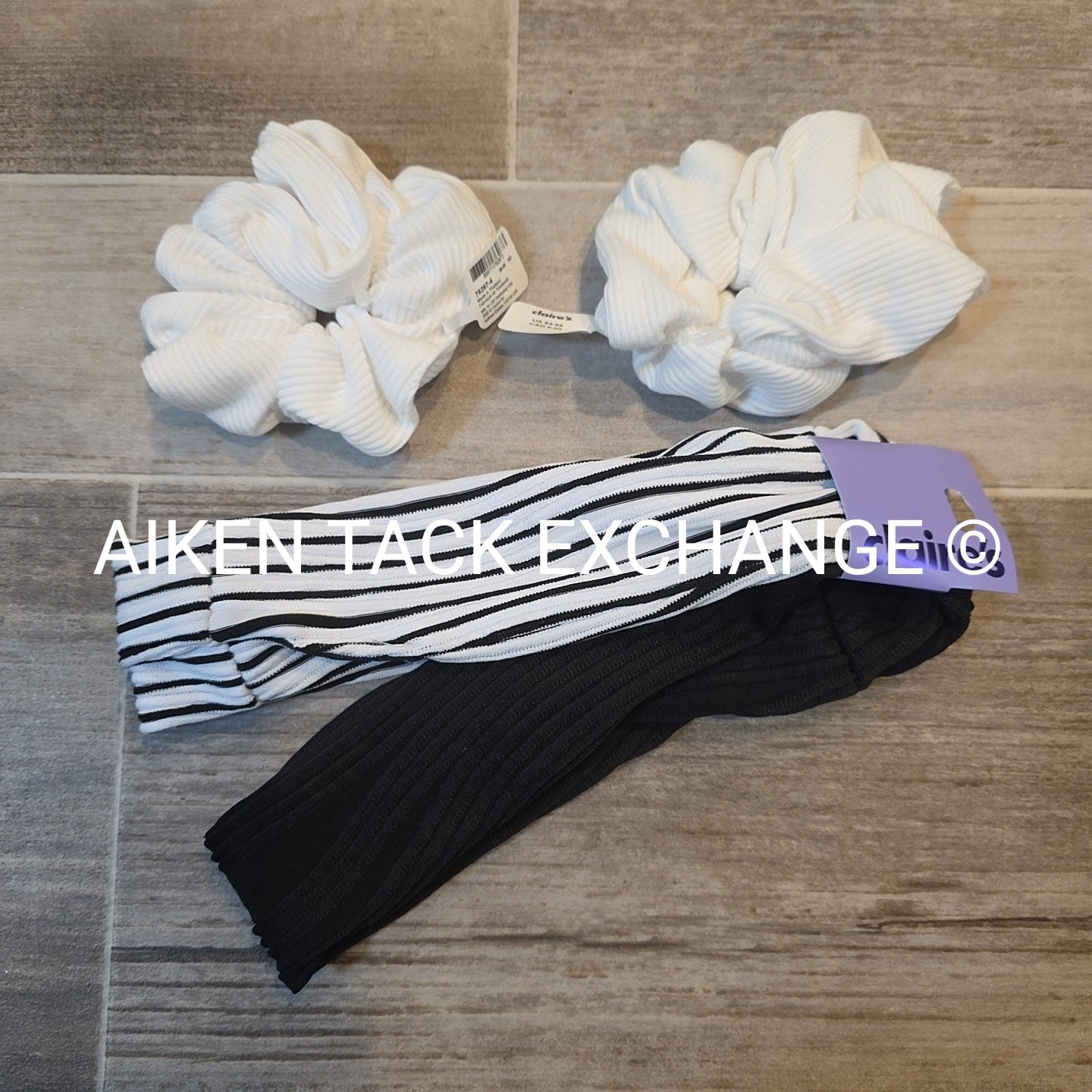 Claire's Hair Bundle - 2 Scrunchies, 2 Headbands