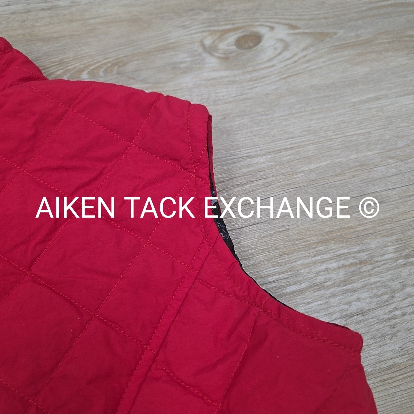 Golden Dress Quilted Vest, Size Small
