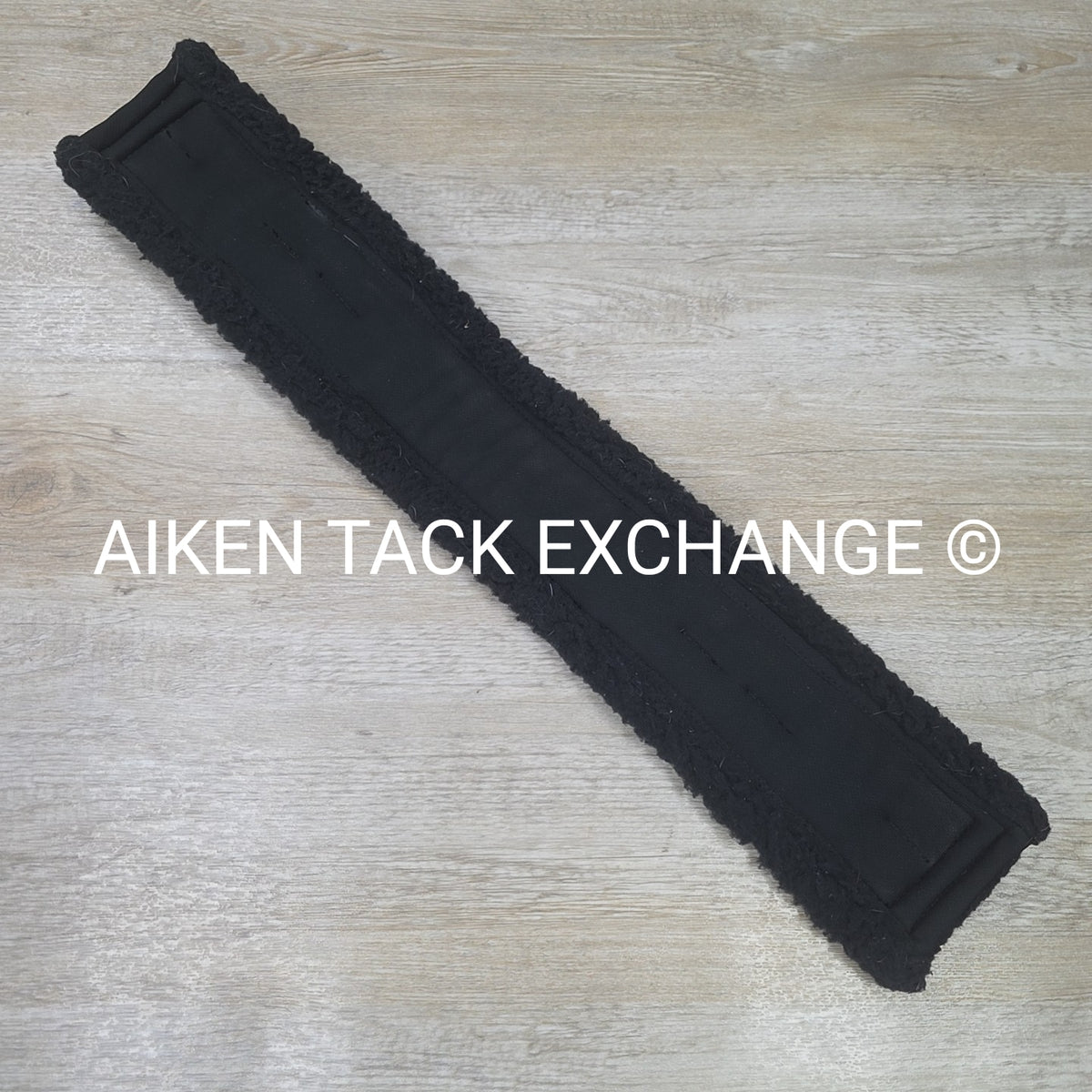 Ovation Fleece Dressage Girth, Black, 24"
