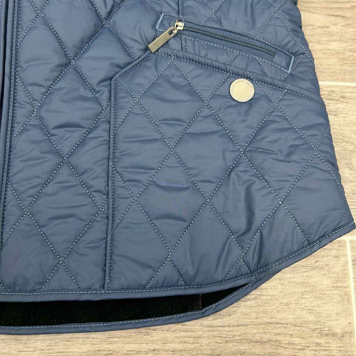 Arista Quilted Vest, Bluestone, Size Large