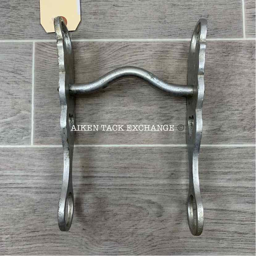 Colorado Bit & Spur Aluminum Mullen Mouth Shanked Bit 5.25"