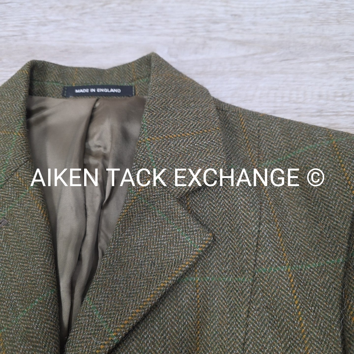 Horse Country Tweed Coat for Fox Hunting, Size 38 L