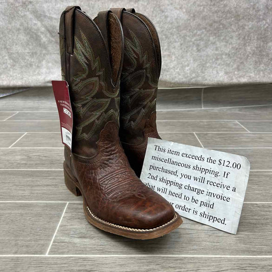 Nocona Henry Hero Collection Square Toe Boots, Men's 7 D, Brand New