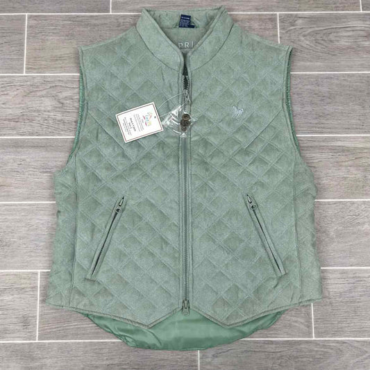 PRI Micro-Suede Quilted Vest, Size Large