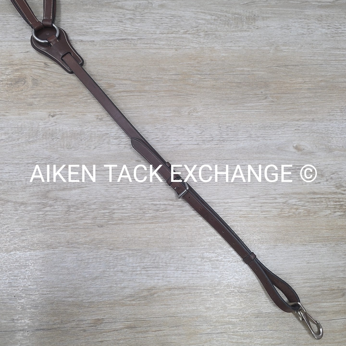 5 Point Elastic Breastplate, Brown, Size Cob