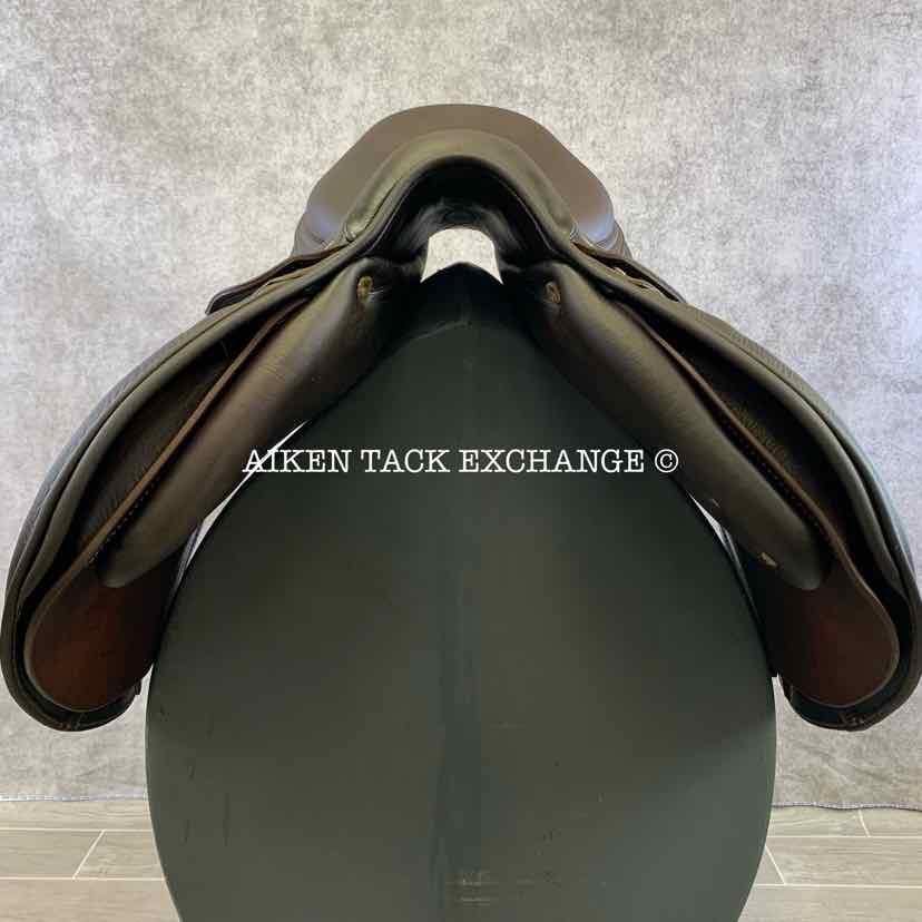 **SOLD** 2020 Antares Contact Jump Saddle, 17" Seat, 1A Flap, Medium Tree, Foam Panels, Full Buffalo Leather