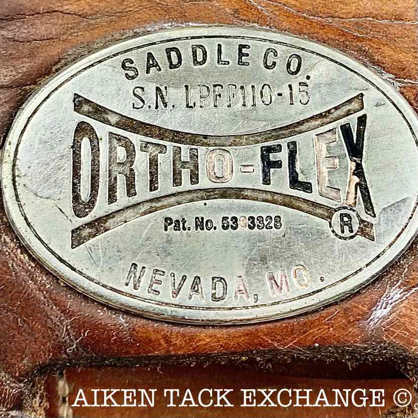 **SOLD** Ortho-Flex Western Saddle, 16" Seat, Wide Fit with Flex Panels