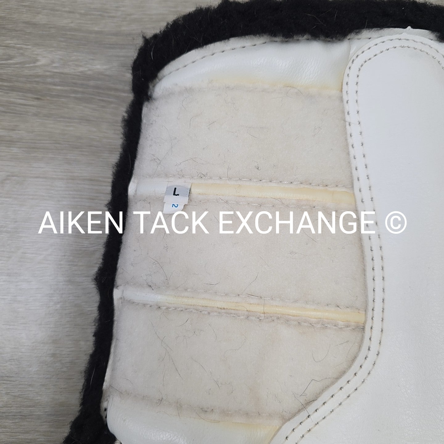 DSB Dressage Sport Boots Original, White/Black, Size Large
