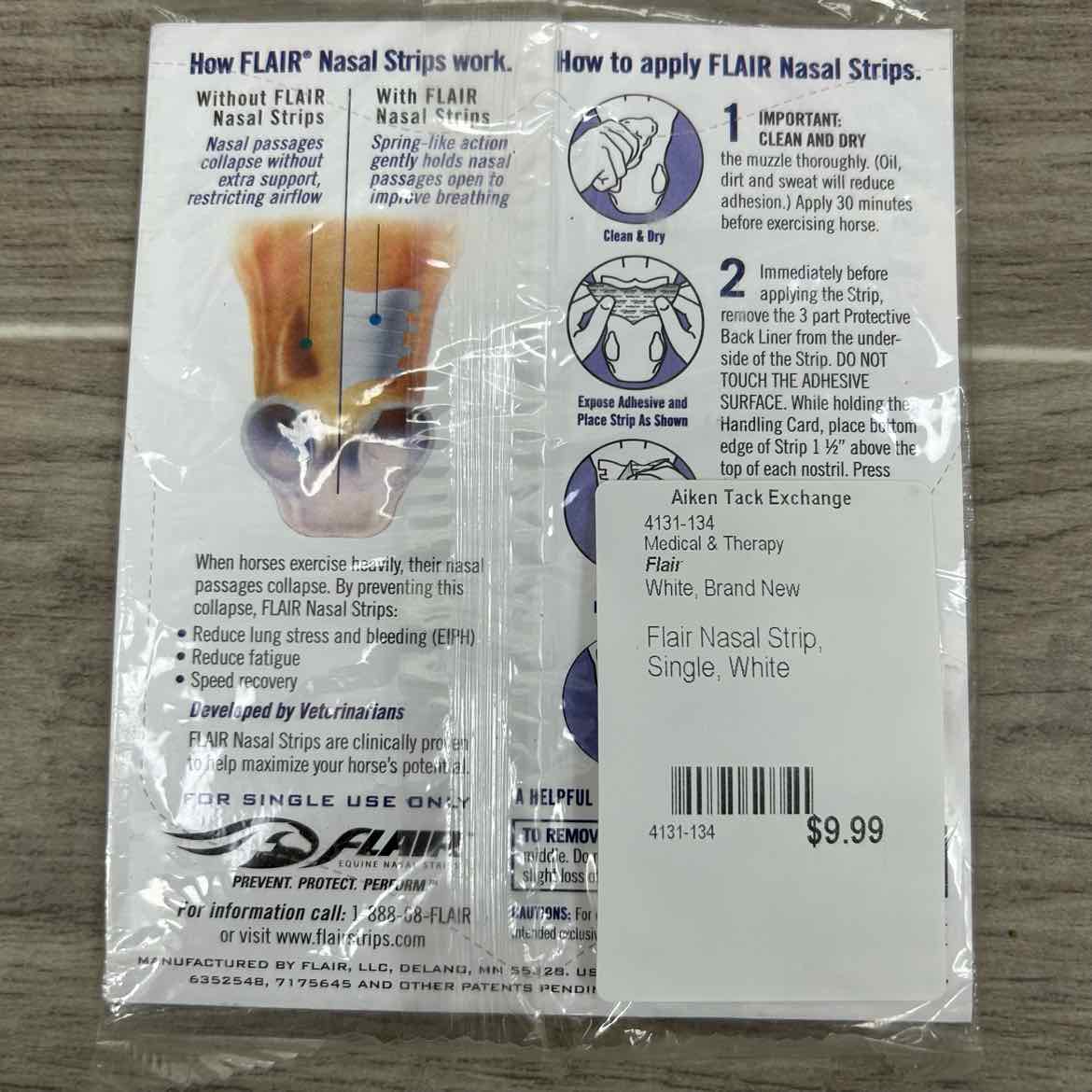Flair Nasal Strip, Single, White