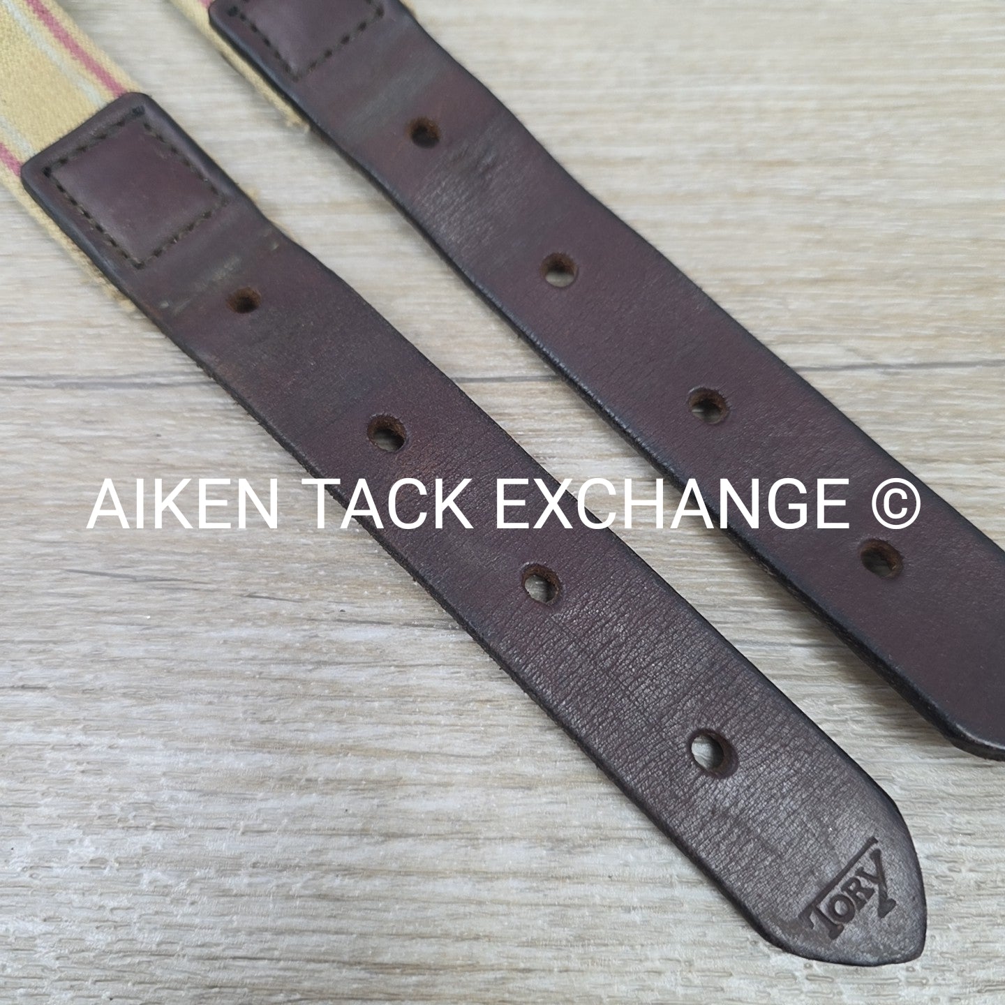 Tory Leather Girth Extender with Elastic