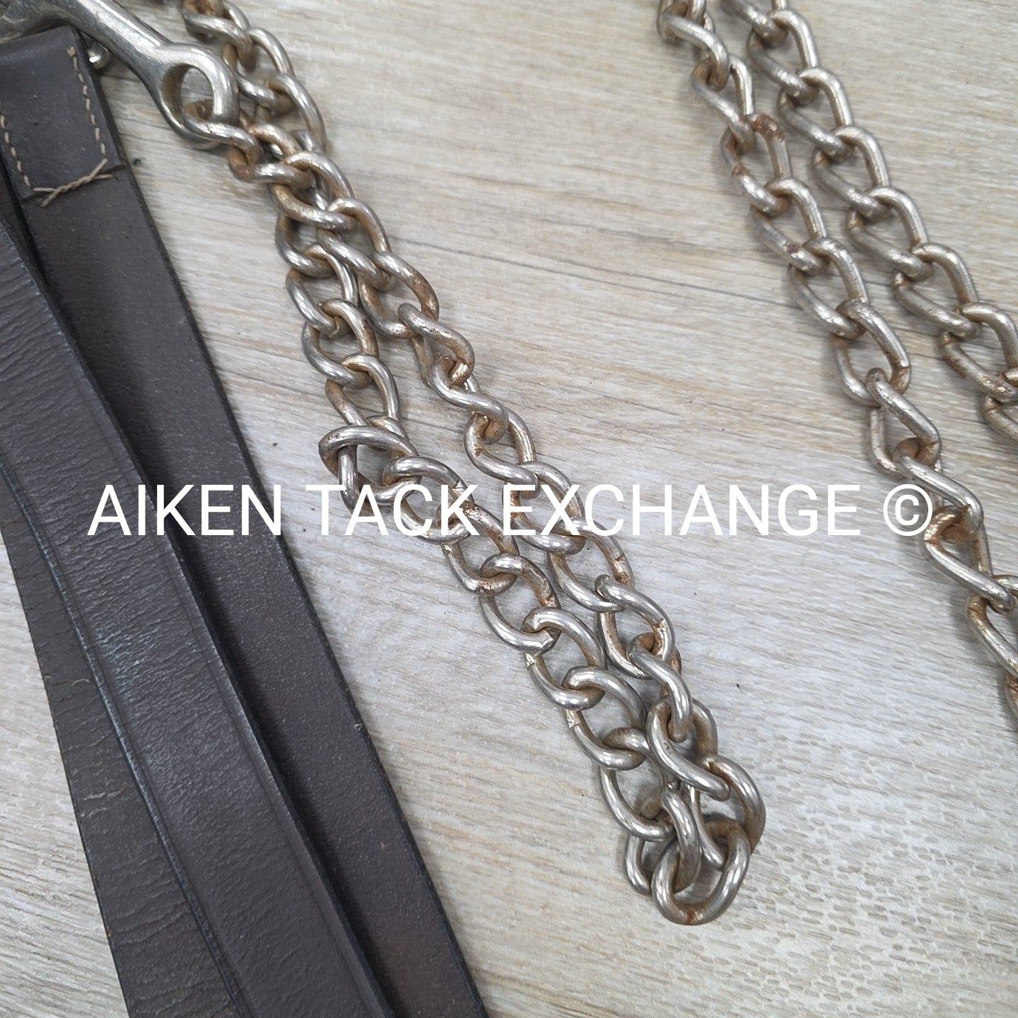 BARGAIN BUNDLE: Cotton Web Lunge Line with Chain & Leather Lead with Chain