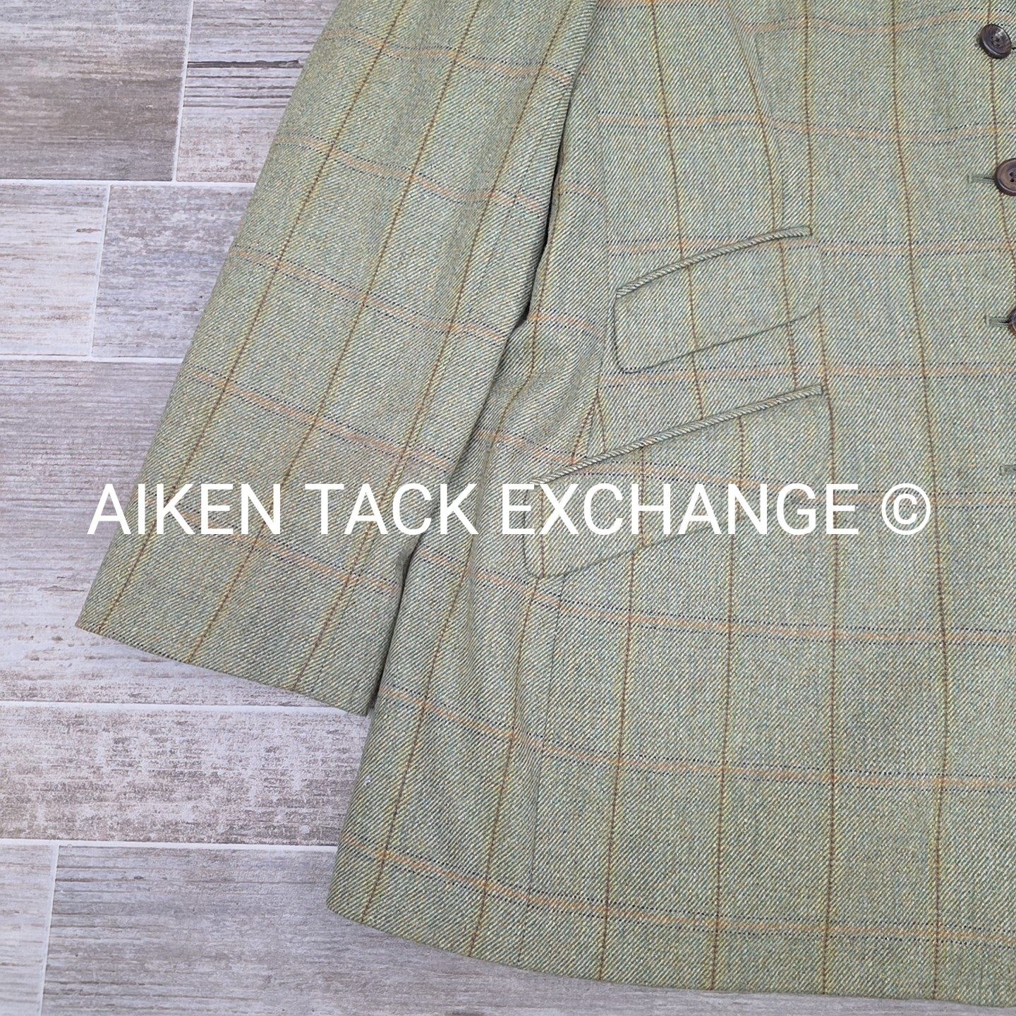 Horse Country Tweed Coat for Fox Hunting, Size 20