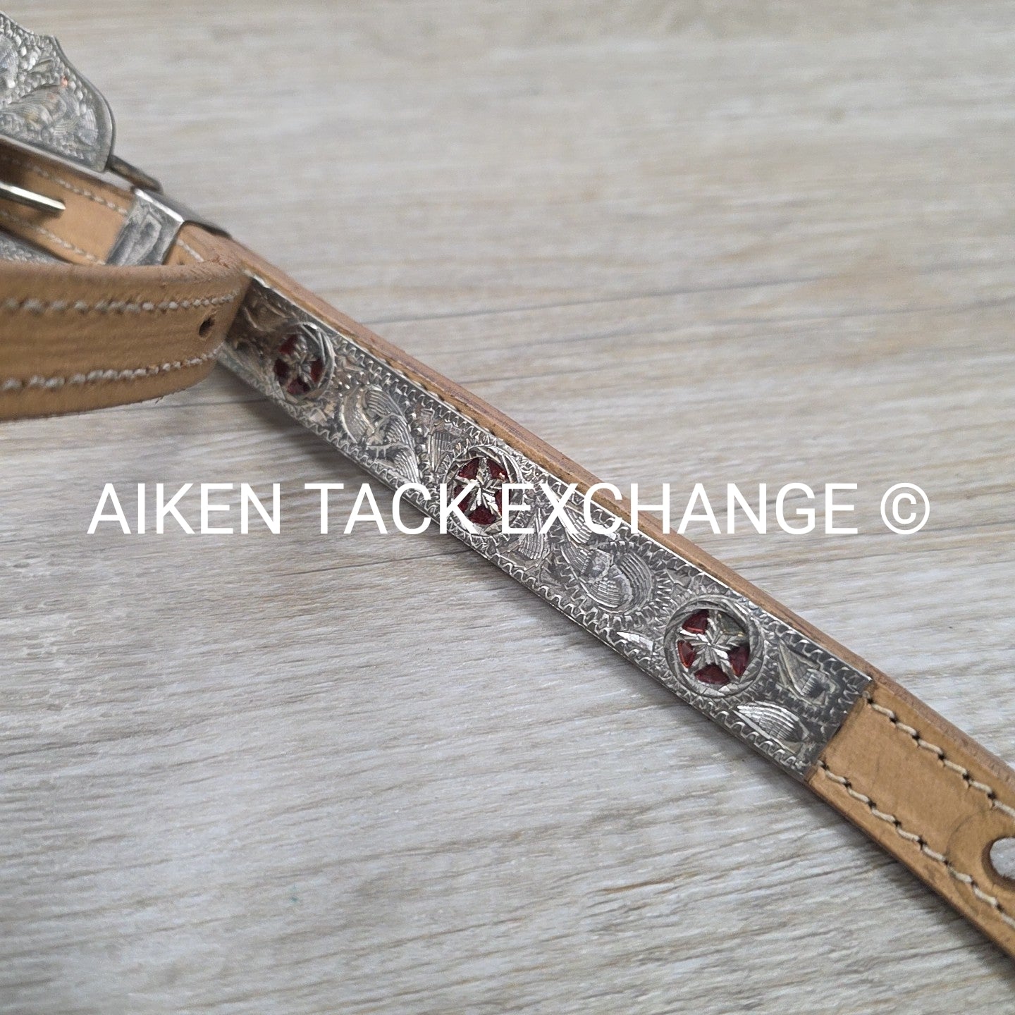 Western One Ear Head Stall with Matching Split Reins