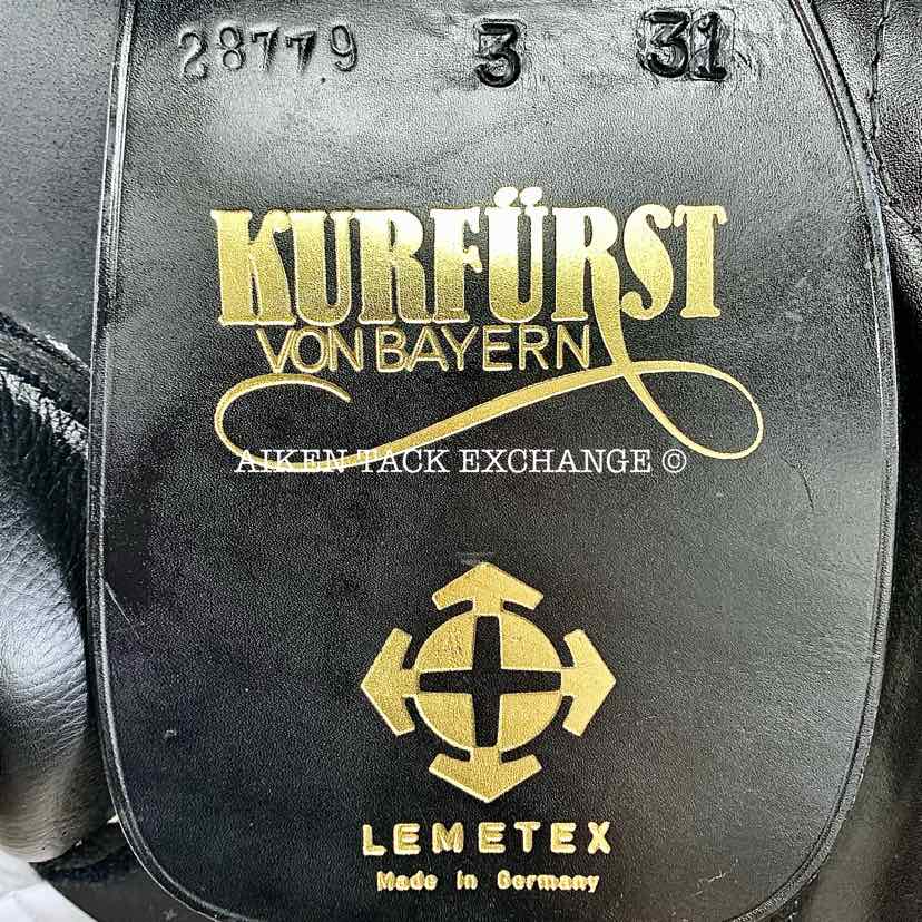 **SOLD** Courbette Lemetex Kurfurst Von Bayern All Purpose Endurance Saddle, 18" Seat, 31 Tree - Medium Wide, Wool Flocked Panels
