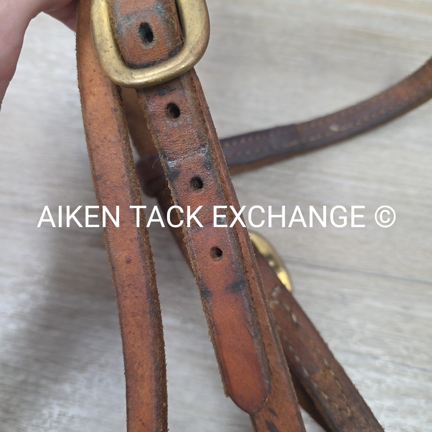 Western Browband Headstall, Brown, Size Full