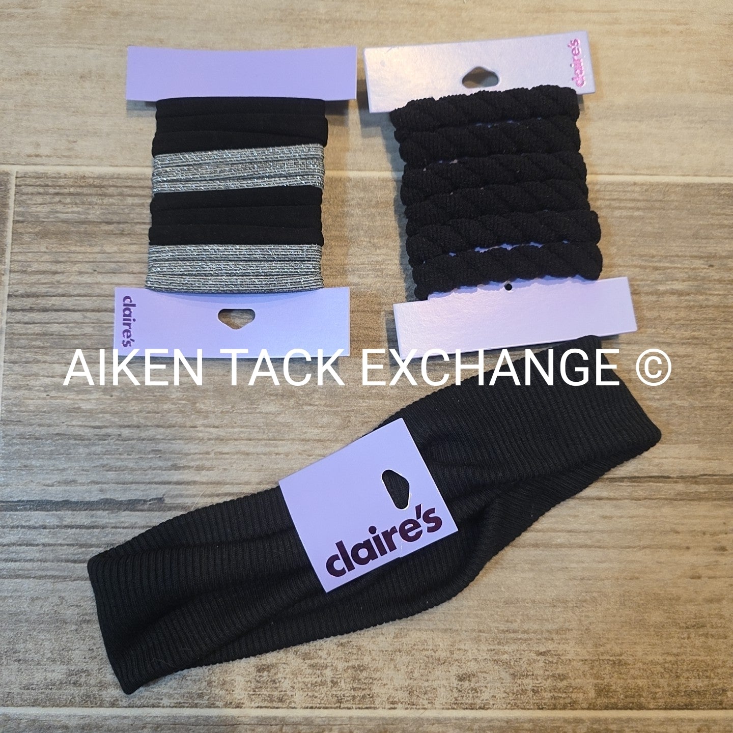 Claire's Hair Bundle - 2 Hair Tie Sets, 1 Headband