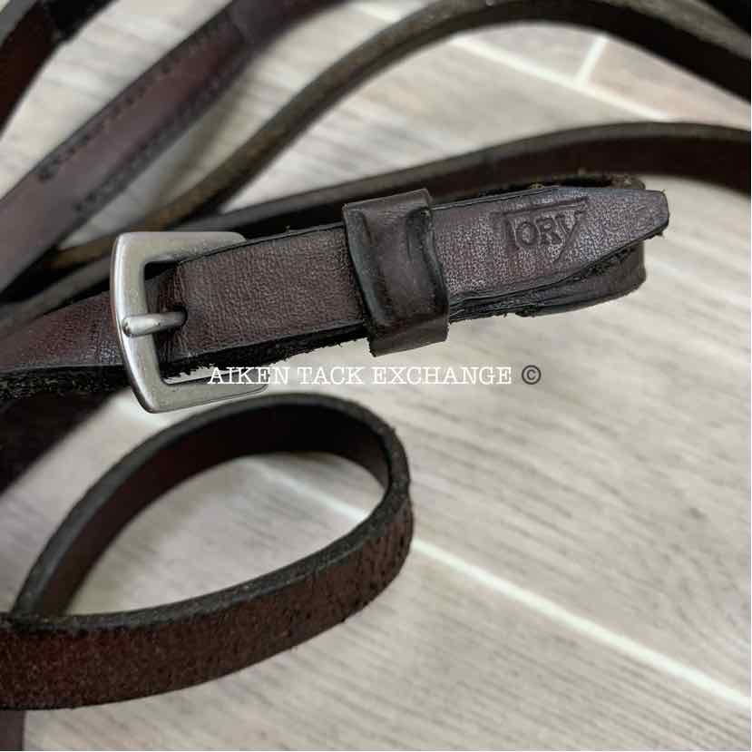 Tory Leather Snap End Draw Reins