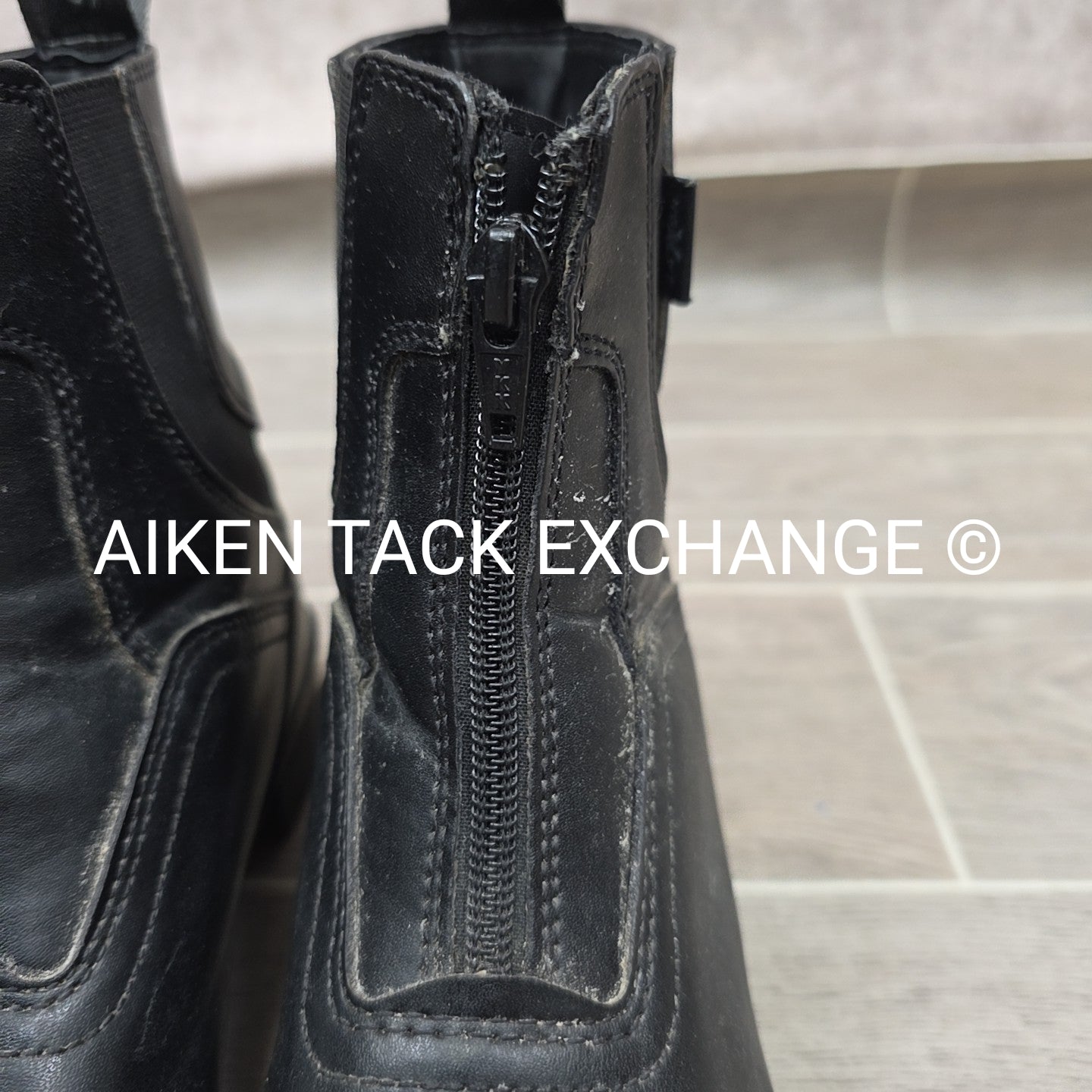 Saxon Syntovia Zip Paddock Boots, Size 5