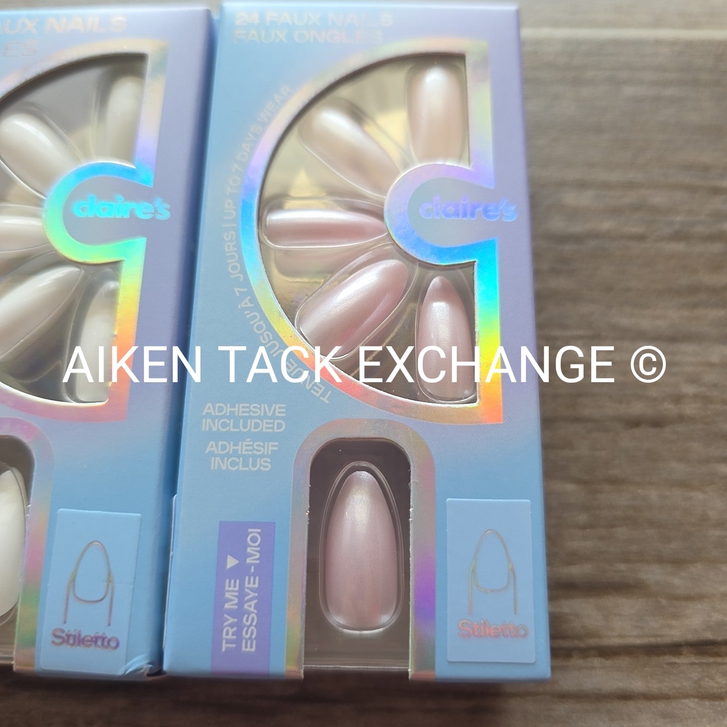Claire's Press-On Nails (2 Sets) - 24 Count Each (48 Total)