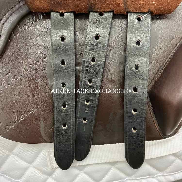 **SOLD** Marcel Toulouse Denise DL Close Contact Jump Saddle, 17" Seat, Medium/Medium Wide Tree, Foam Panels