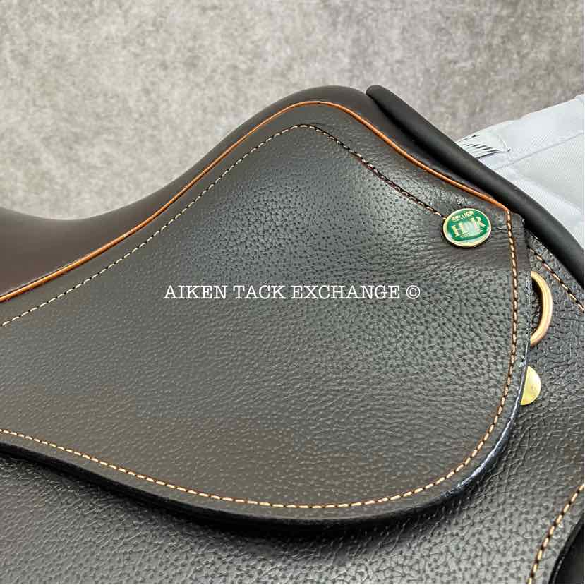**SOLD** HDR Memor-X Close Contact Jump Saddle, 18.5" Seat, 3.5 Fit - Wide Tree, Foam Panels